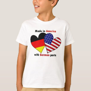 gjort i Amerika med tyska delar T Shirt