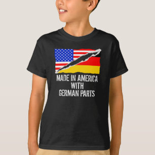 Gjort i Amerika med tyska delar T Shirt