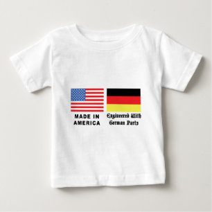 Gjort i Amerika med tyska delar Tee Shirt