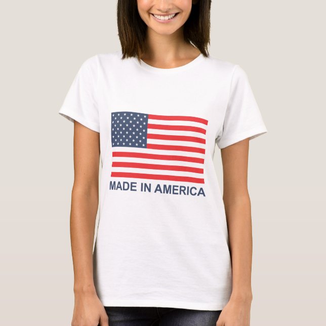 Gjort i Amerika T Shirt (Framsida)