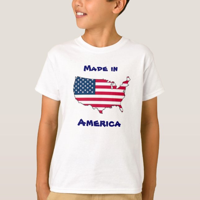 Gjort i Amerika T-shirt (Framsida)