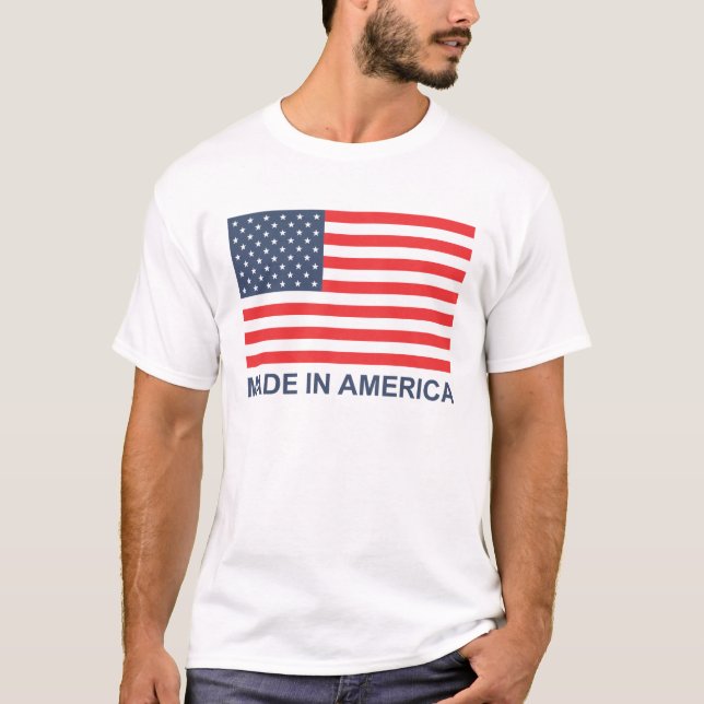 Gjort i Amerika Tee (Framsida)