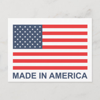 Gjort i Amerika Vykort
