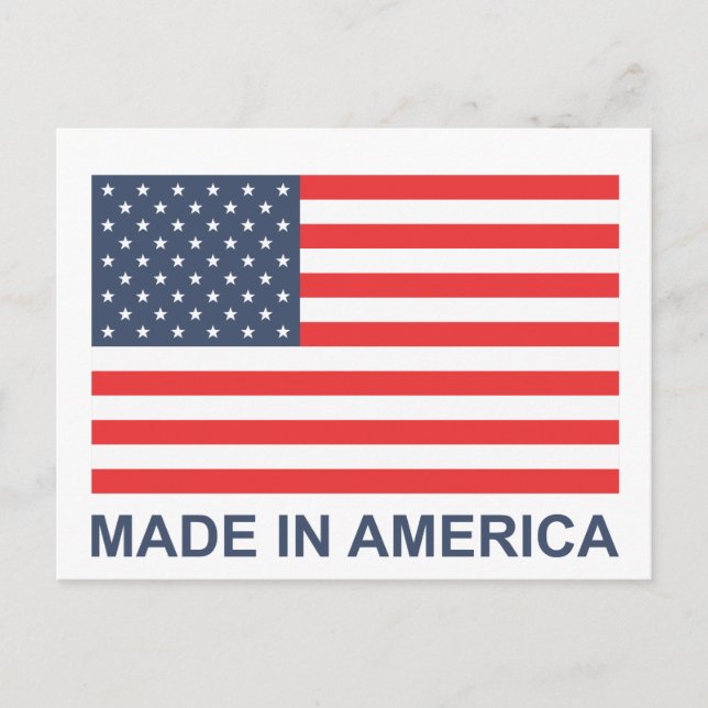 Gjort i Amerika Vykort (Framsida)