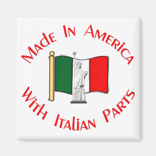 Gjort i amerikan med den italienska delmagneten magnet