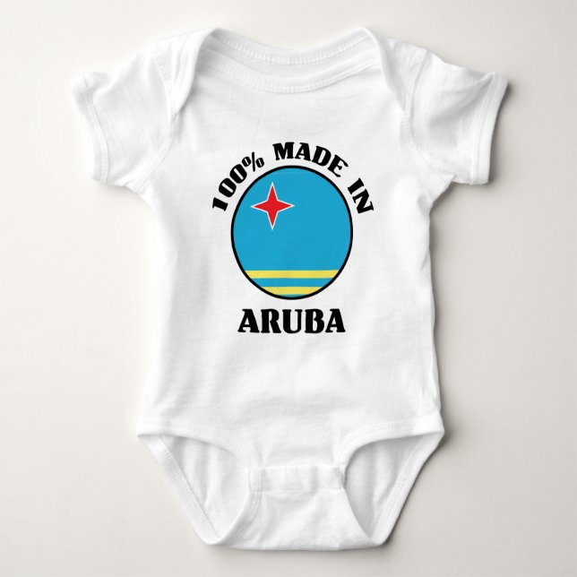 Gjort i Aruba T Shirt (Framsida)