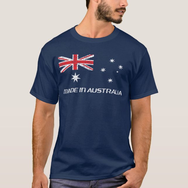 Gjort i Australien T-shirt (Framsida)