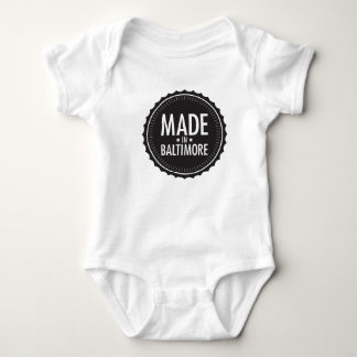 Gjort i Baltimore bebisbodysuit T-shirt