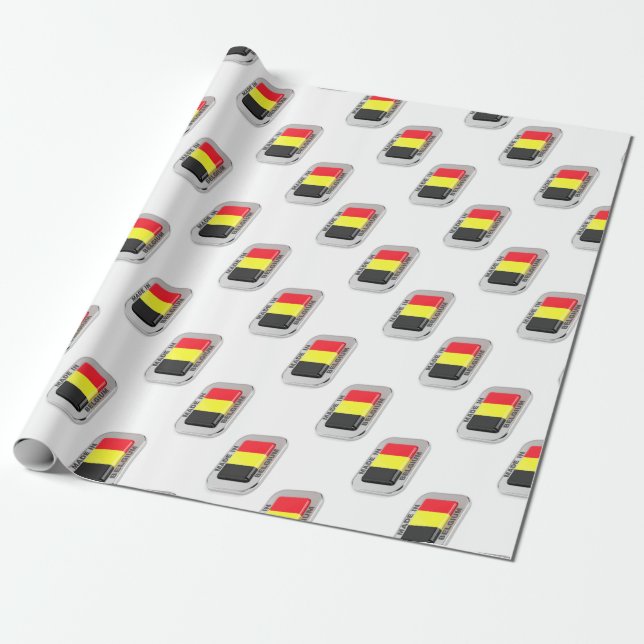 Gjort i Belgien Presentpapper (Utrullad)