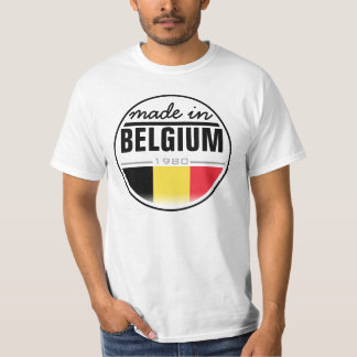 Gjort i… "Belgien ", T-shirt