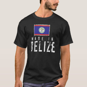 Gjort i Belize - mörk Tee Shirt