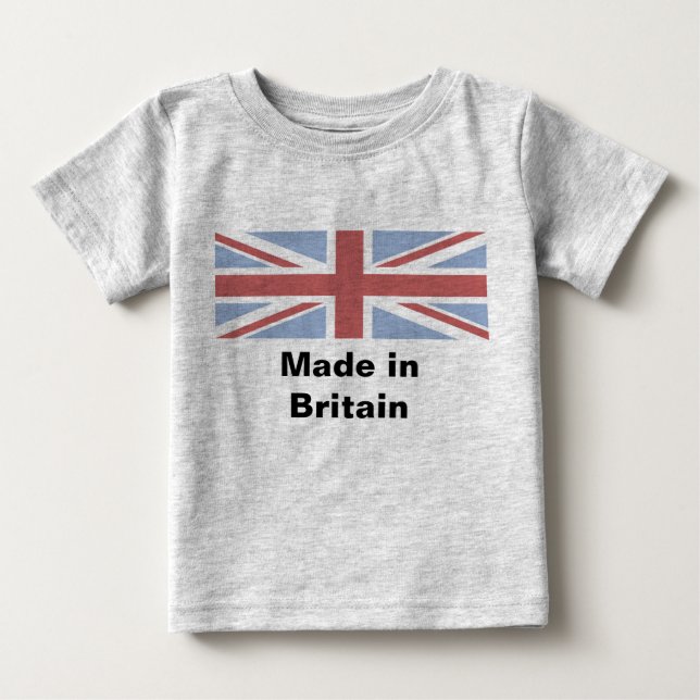 Gjort i Britannien - bebisvest Tee (Framsida)