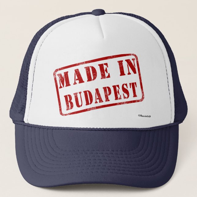 Gjort i Budapest Truckerkeps (Framsida)