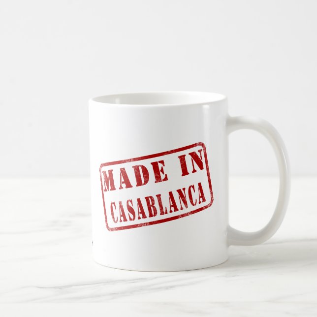 Gjort i Casablanca Kaffemugg (Höger)