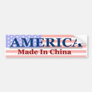 Gjort i china bildekal