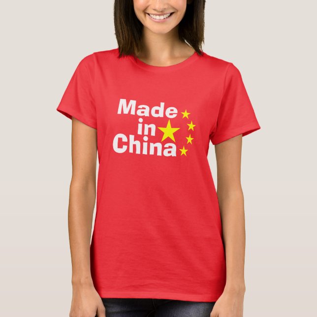 Gjort i china tee shirt (Framsida)