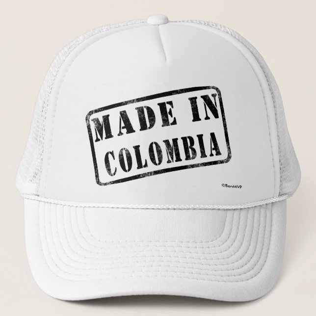 Gjort i Colombia Truckerkeps (Framsida)