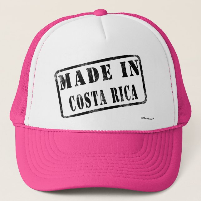 Gjort i Costa Rica Keps (Framsida)