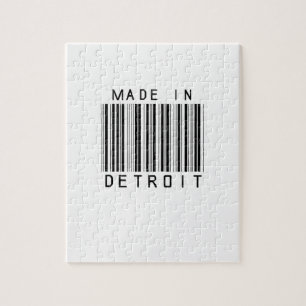 Gjort i den Detroit barcoden Pussel