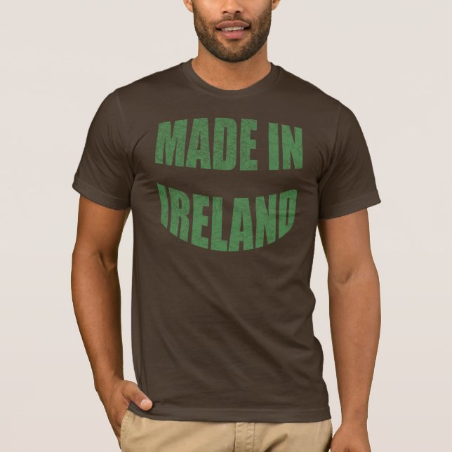 Gjort i den Irland T-tröja T Shirt (Framsida)