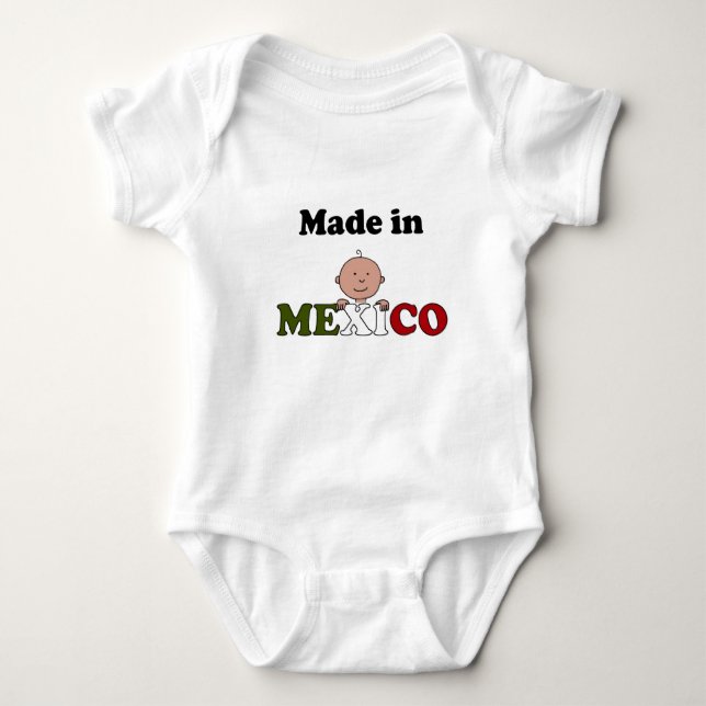 Gjort i den Mexico t-skjortan T-shirt (Framsida)