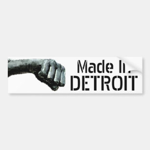 Gjort i Detroit Bildekal