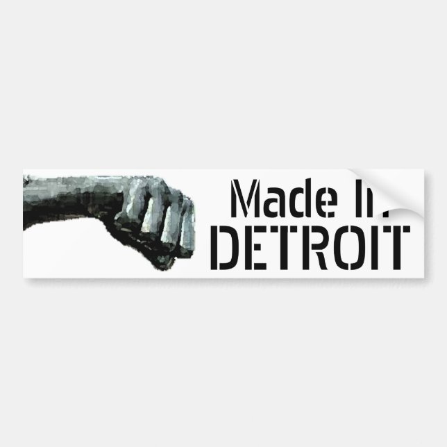 Gjort i Detroit Bildekal (Framsidan)