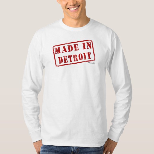 Gjort i Detroit Tee Shirt (Framsida)
