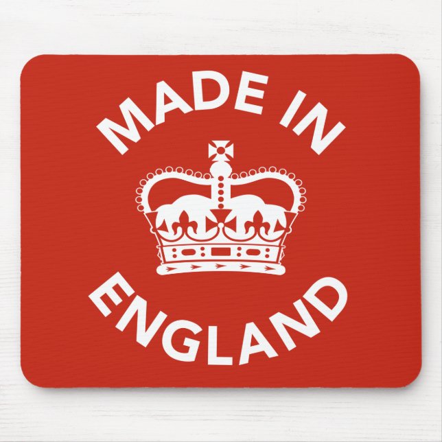 Gjort i England Mousemat Musmatta (Framsidan)