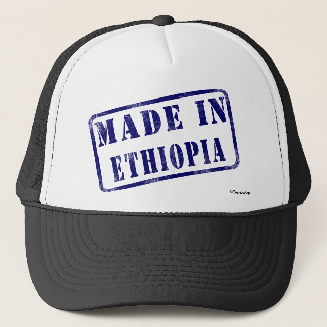Gjort i Etiopien Truckerkeps (Framsida)