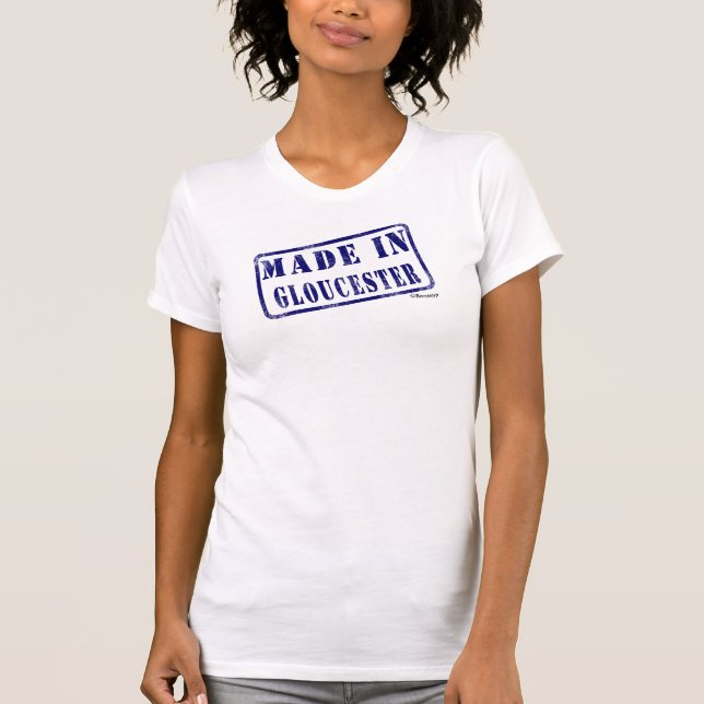 Gjort i Gloucester Tee (Framsida)