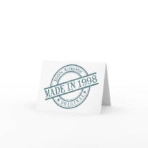 Gjort i hälsningen 1998 notera