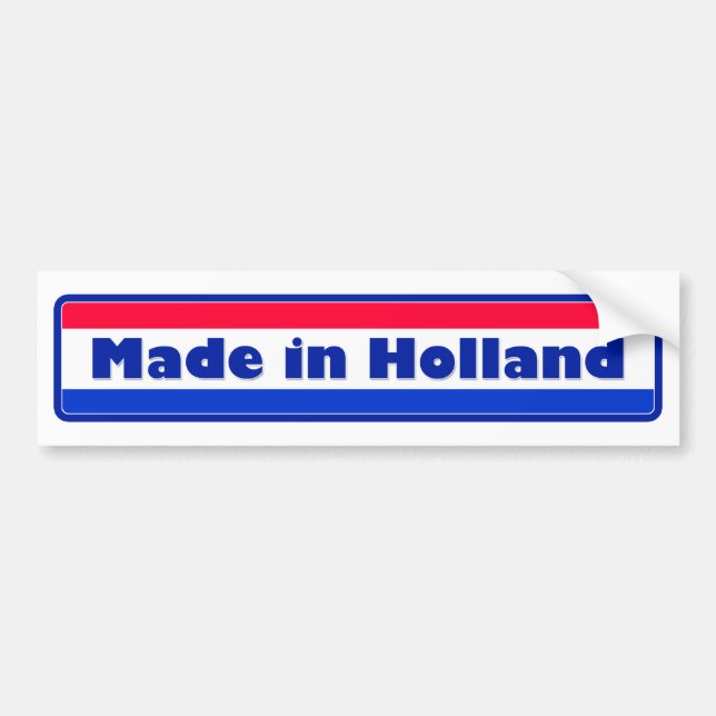 Gjort i Holland Bildekal (Framsidan)