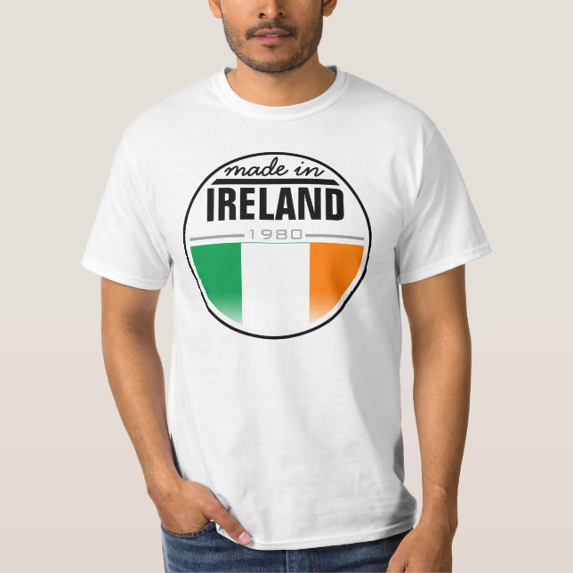 Gjort i… "Irland ", Tee Shirt (Framsida)