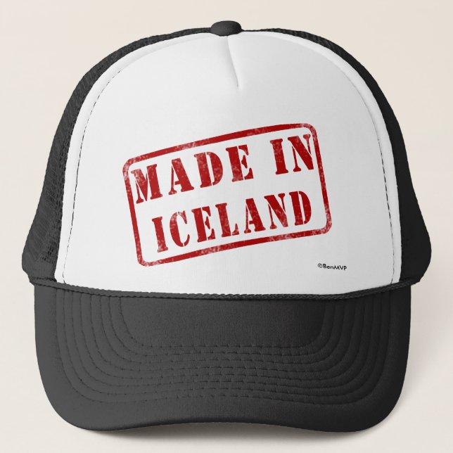 Gjort i island truckerkeps (Framsida)