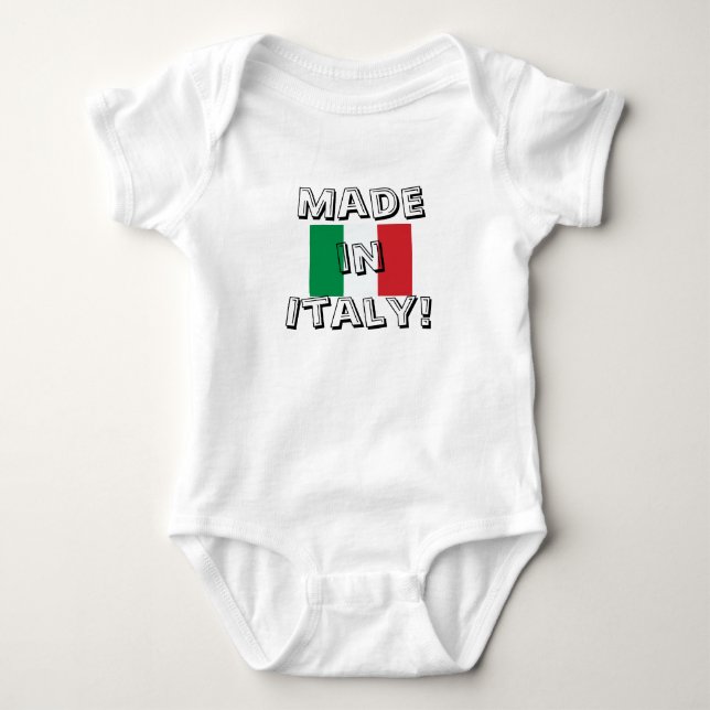 Gjort i italien! tee (Framsida)