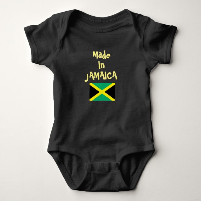 Gjort i Jamaica - baby ett biet T-shirt (Framsida)