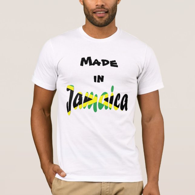 Gjort i Jamaica Tee Shirt (Framsida)