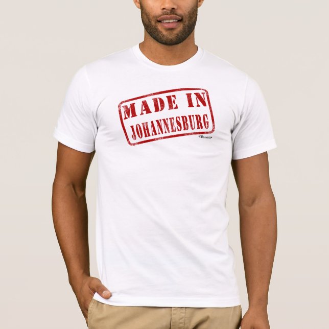 Gjort i Johannesburg Tee (Framsida)