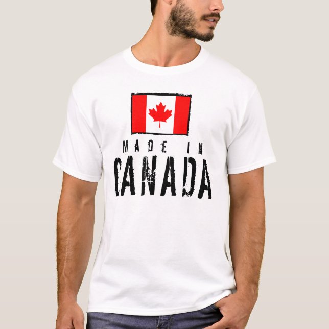 Gjort i Kanada Tee Shirt (Framsida)