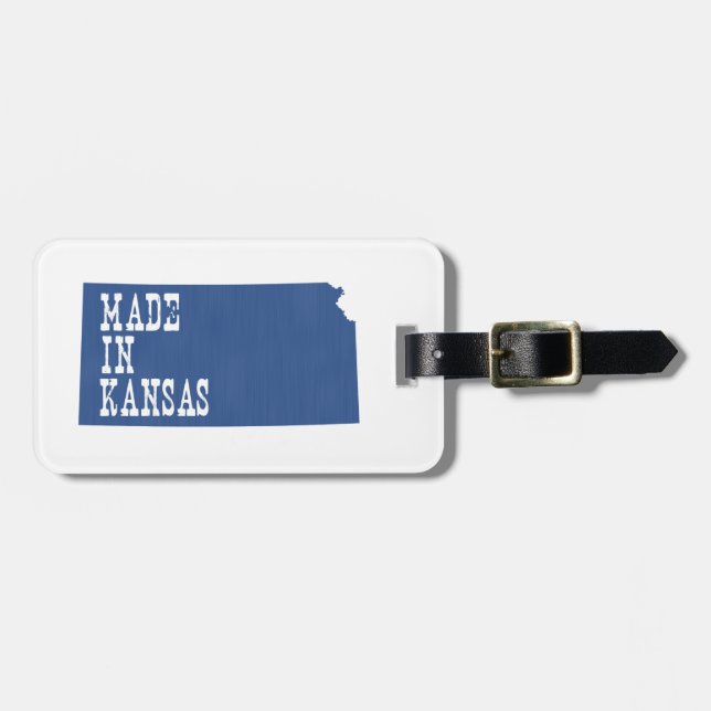 Gjort i Kansas Bagagebricka (Horisontell Framsida)
