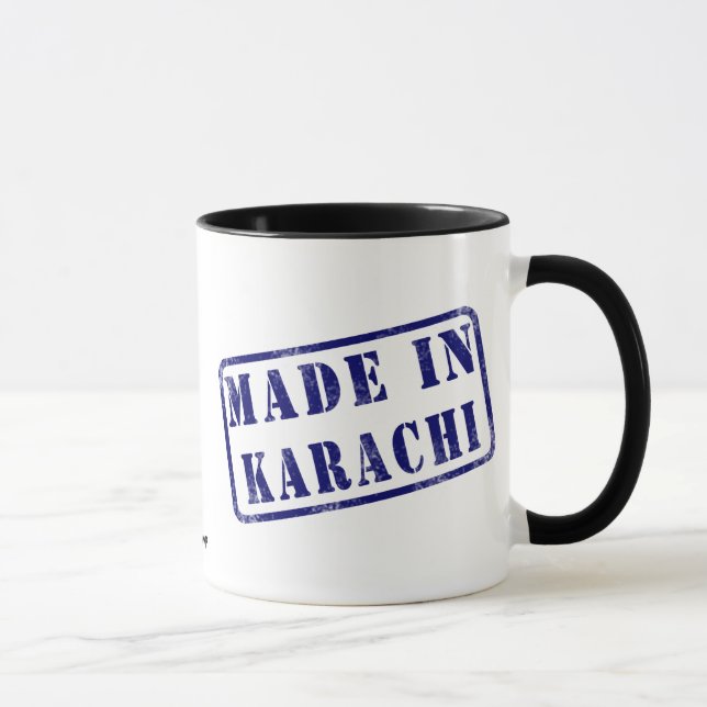Gjort i Karachi Mugg (Höger)