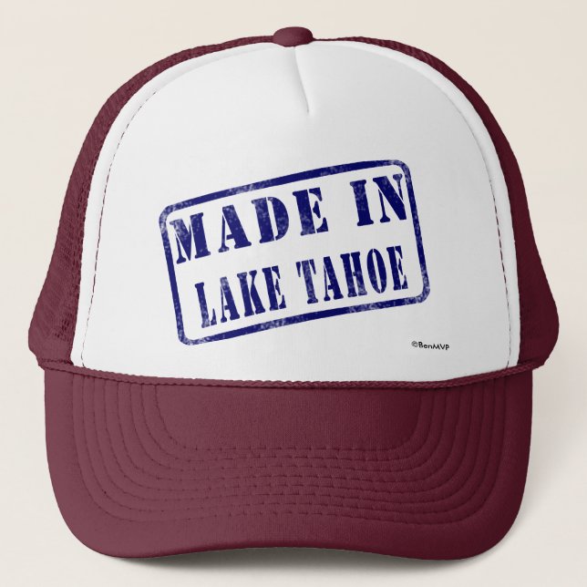 Gjort i Lake Tahoe Truckerkeps (Framsida)