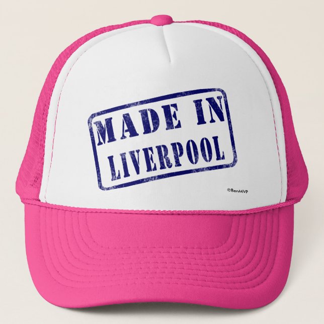 Gjort i Liverpool Truckerkeps (Framsida)
