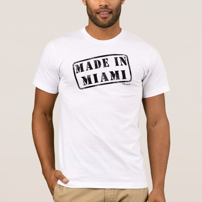 Gjort i Miami Tee (Framsida)