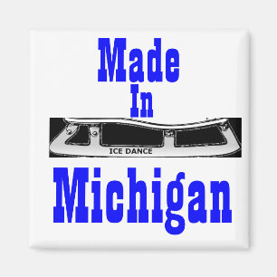 Gjort i Michigan isdans Magnet