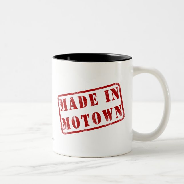 Gjort i Motown Två-Tonad Mugg (Höger)