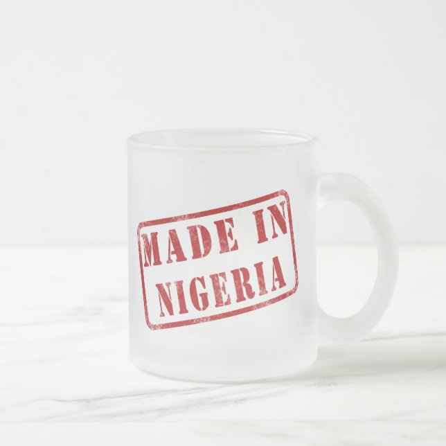 Gjort i Nigeria Frostad Glasmugg (Höger)