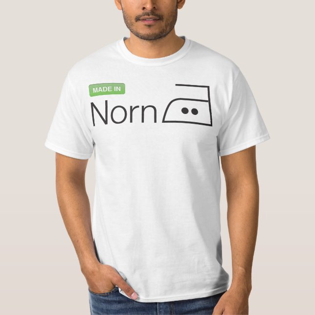 Gjort i Norn järn T Shirt (Framsida)