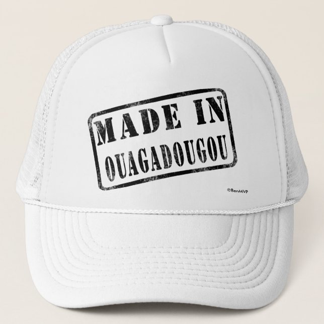 Gjort i Ouagadougou Truckerkeps (Framsida)